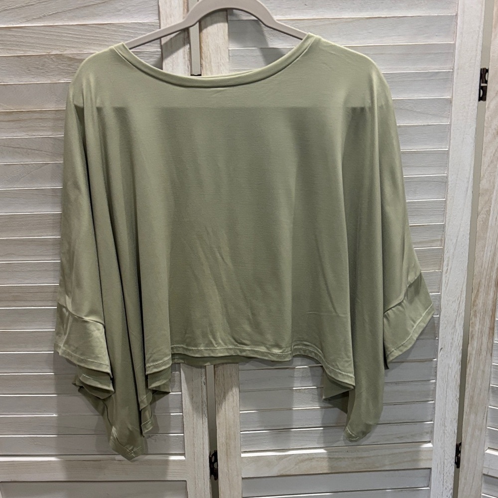 Chic Sage Green Women's Blouse